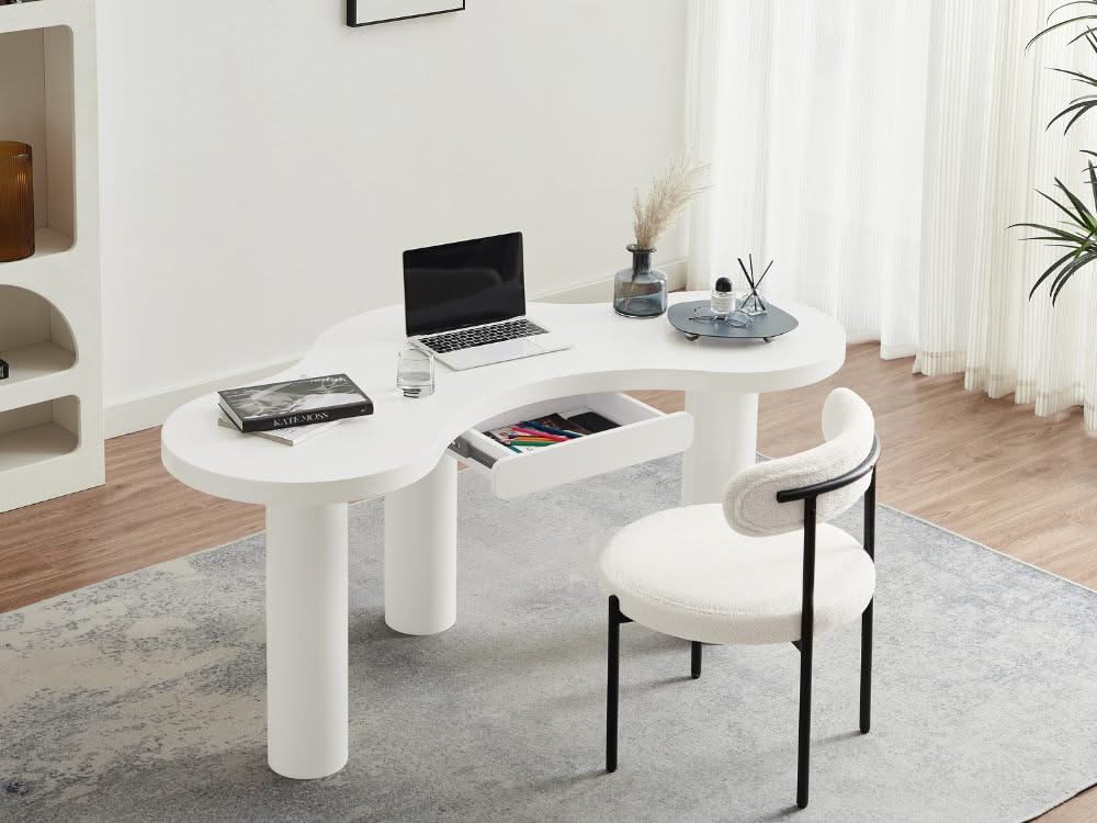 Amber Set of 2 Dining Chairs - White - Image 8