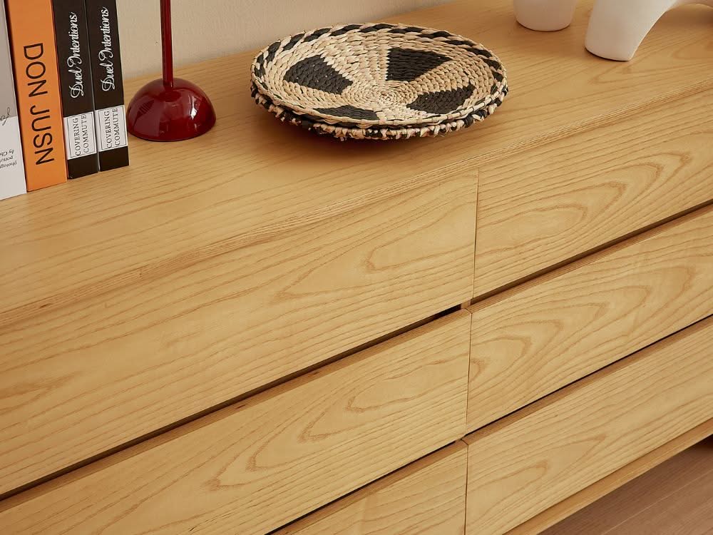 Ballico 6 Chest of Drawers - Light Oak - Image 10