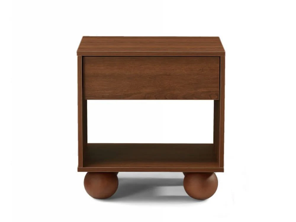 Ballico Bedside Table - Walnut - Image 6