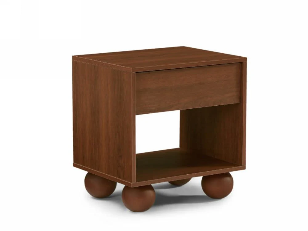 Ballico Bedside Table - Walnut - Image 7