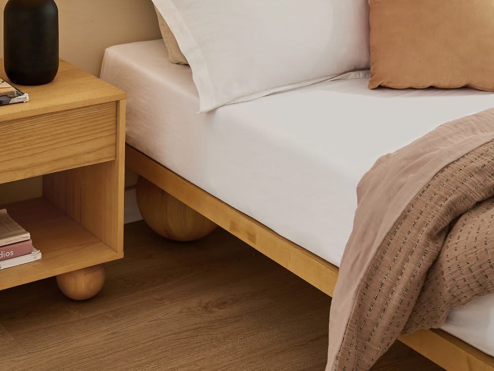 Ballico Bedside Table - Light Oak - Image 9