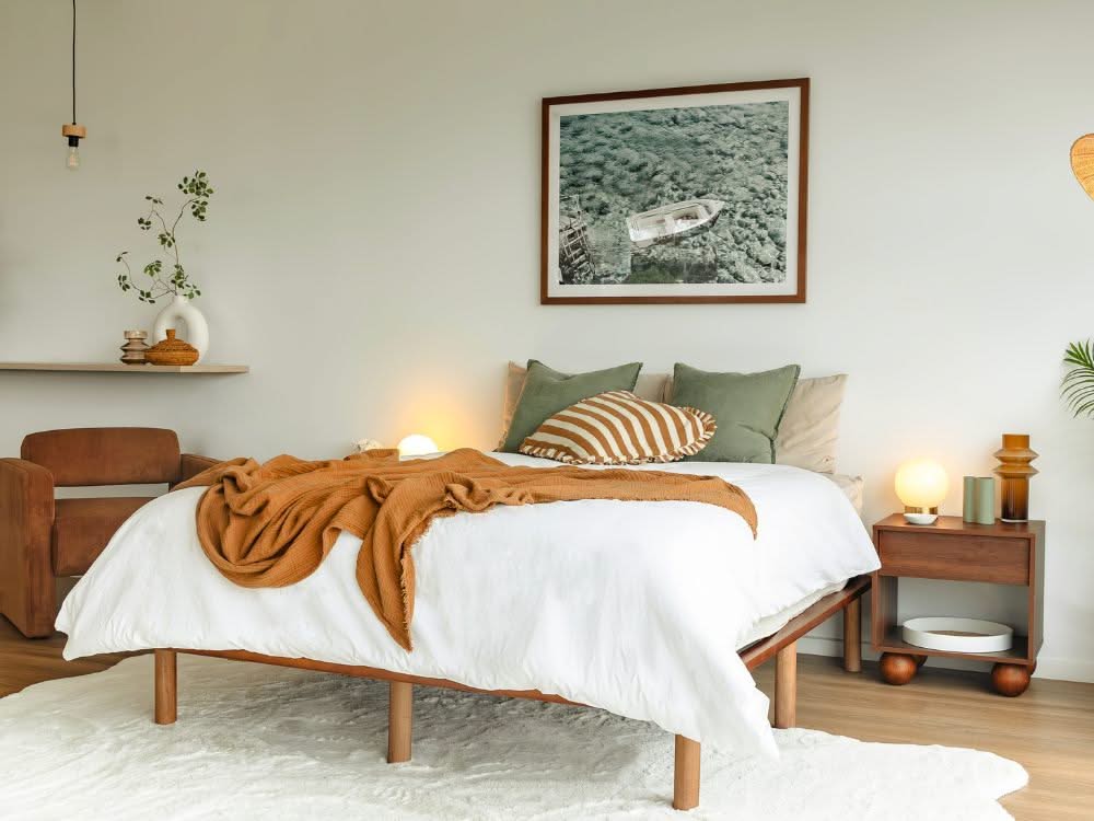 Cali Bed Base in Walnut - Image 5