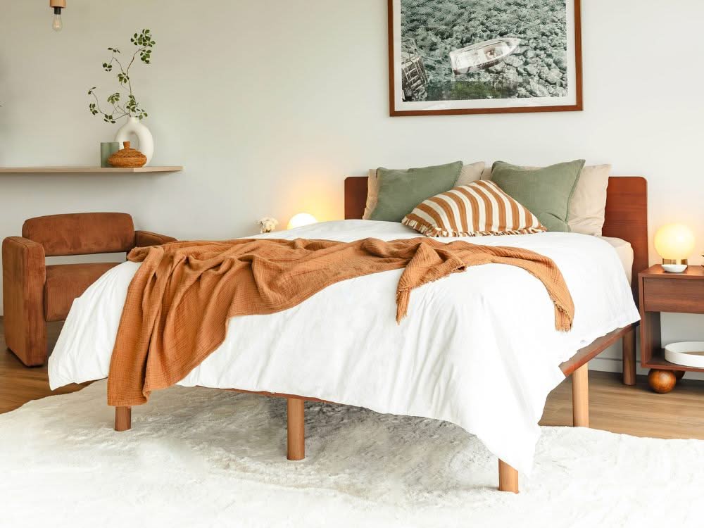 Cali Bed Frame in Walnut - Image 6