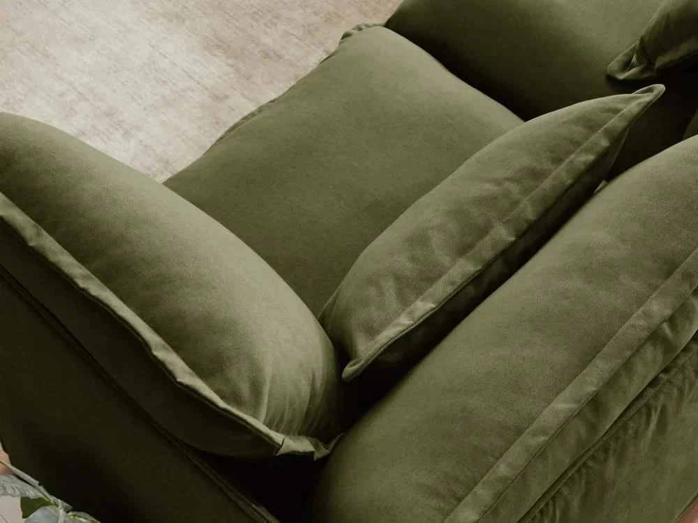 Lifely Modular 9 Seater U-Sectional - Olive Green - Image 4
