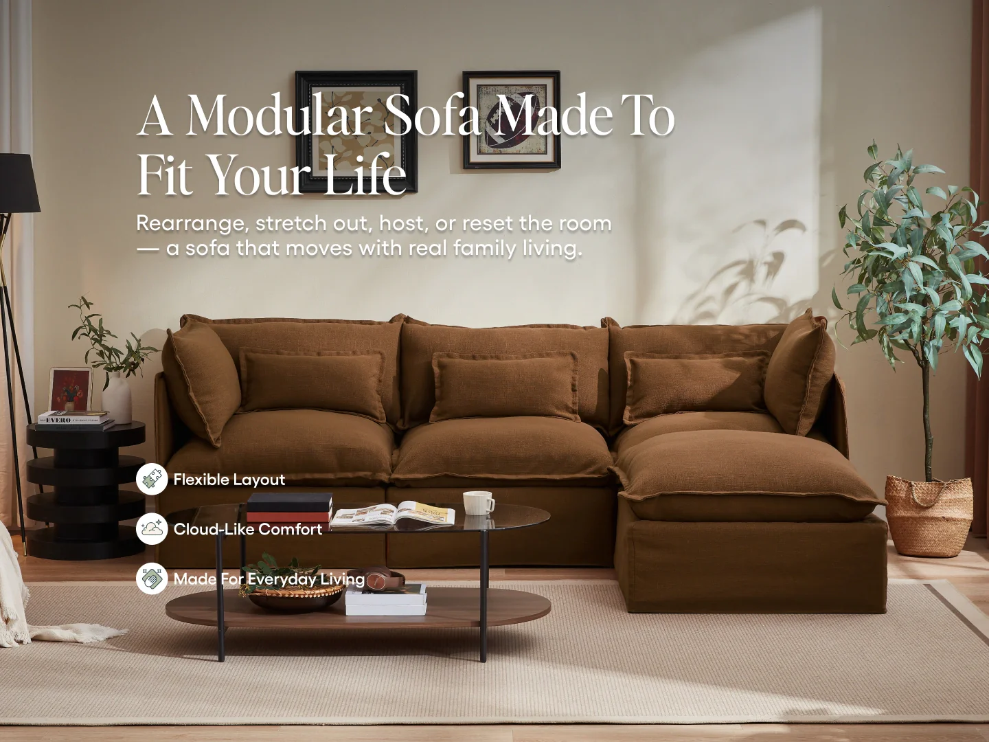 Lifely Modular Washable Sofa - Image 187