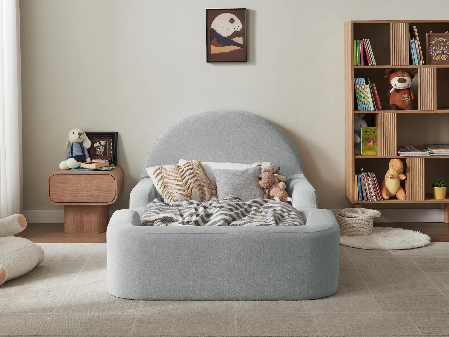 Little Lifely Single Bed - Dove Grey