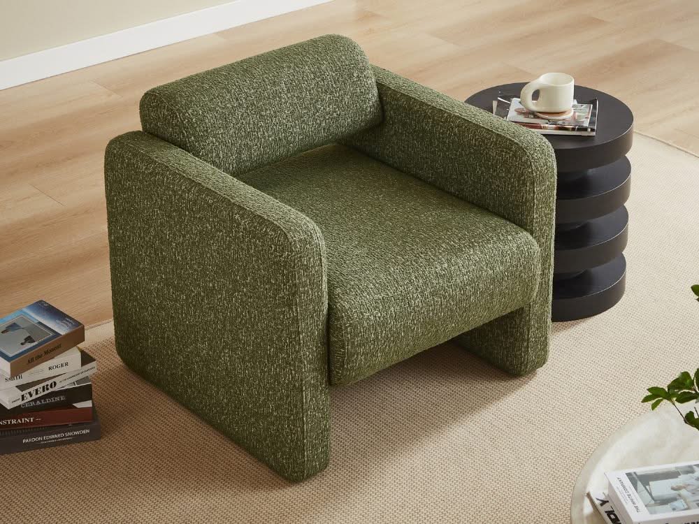 Lorraine Armchair - Olive Green - Image 6