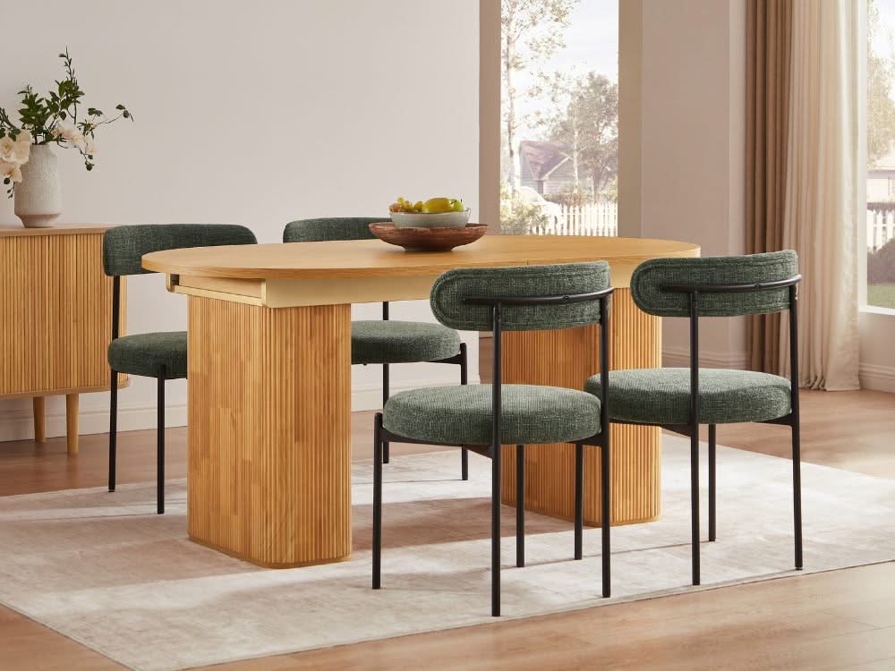 Tate Extendable Dining Table - Natural - Image 11