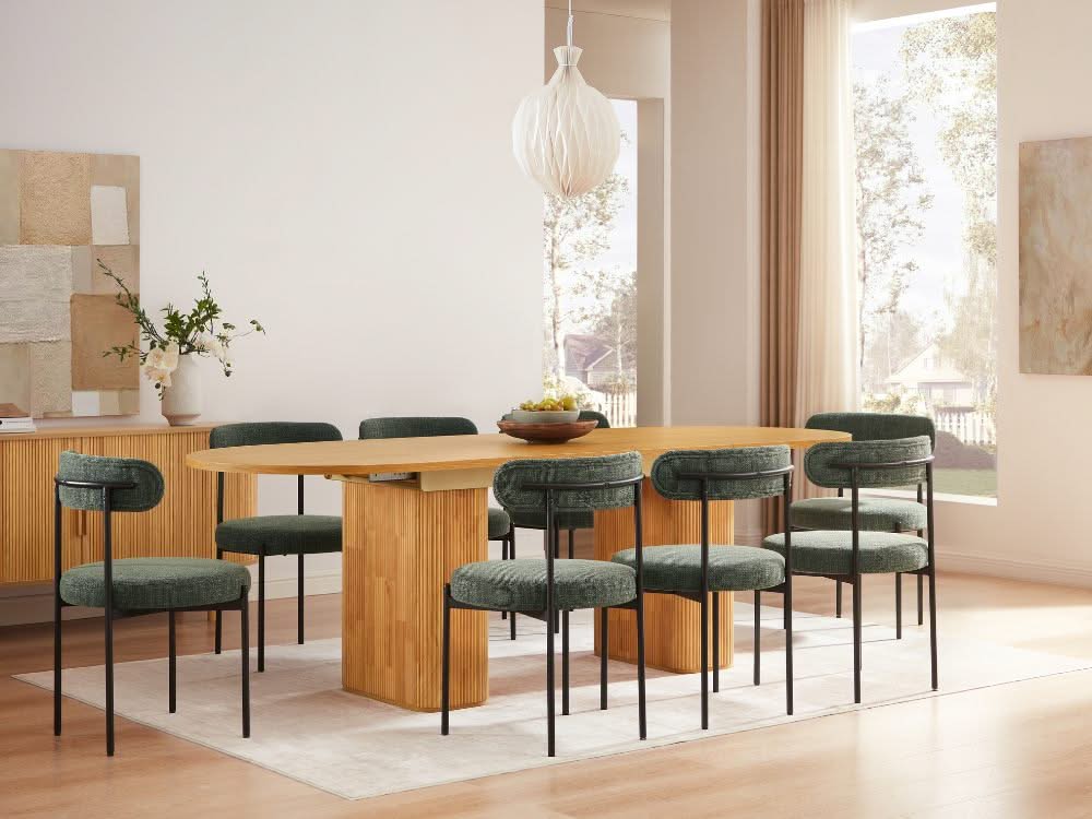 Tate Extendable Dining Table - Natural - Image 6
