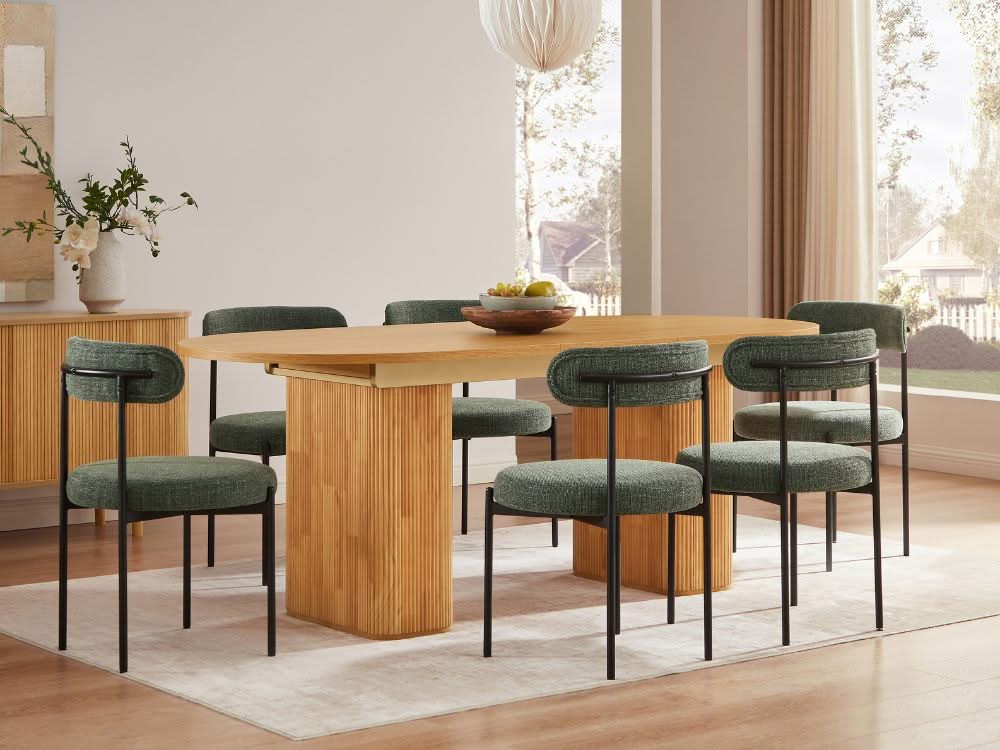 Tate Extendable Dining Table - Natural - Image 7
