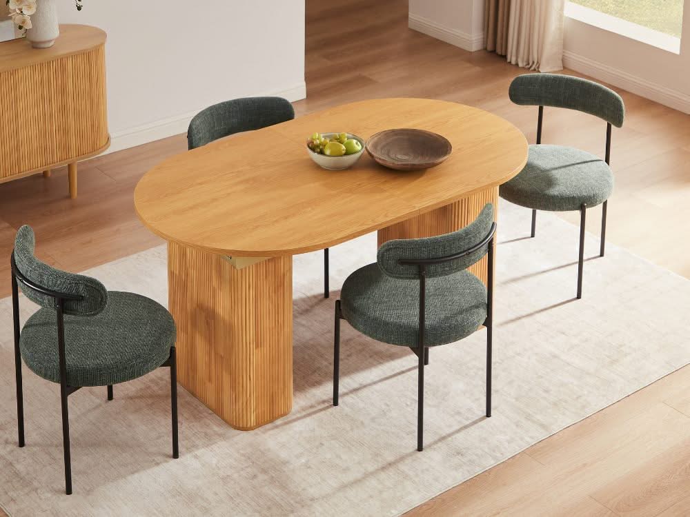 Tate Extendable Dining Table - Natural - Image 8