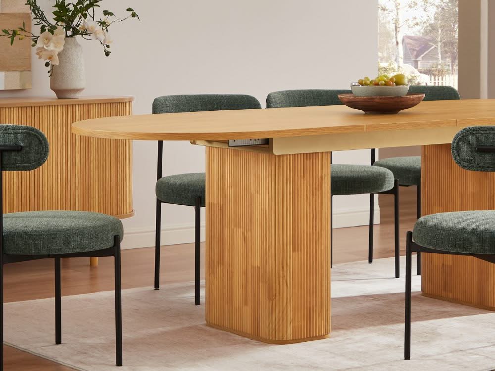Tate Extendable Dining Table - Natural - Image 9