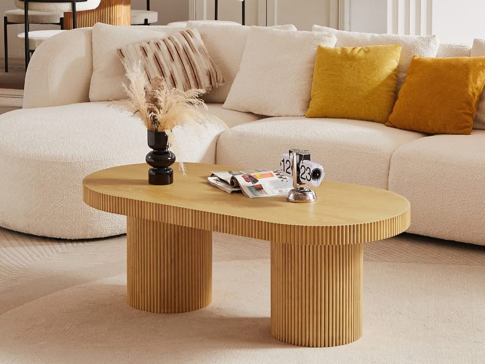 Tate Oval Coffee Table - Image 17