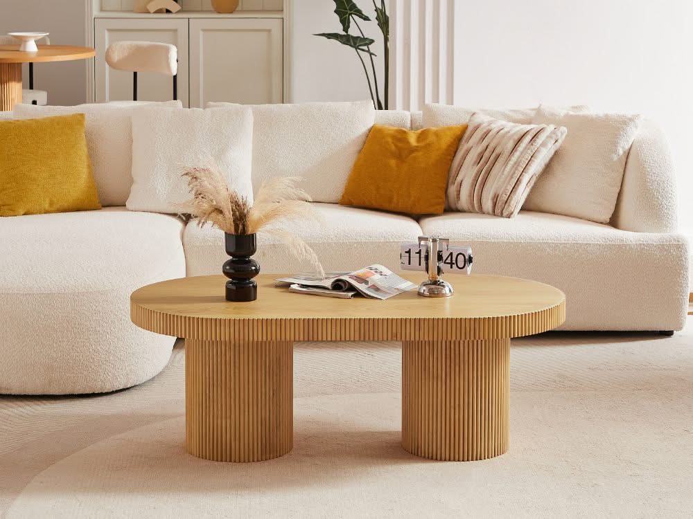 Tate Oval Coffee Table - Image 4