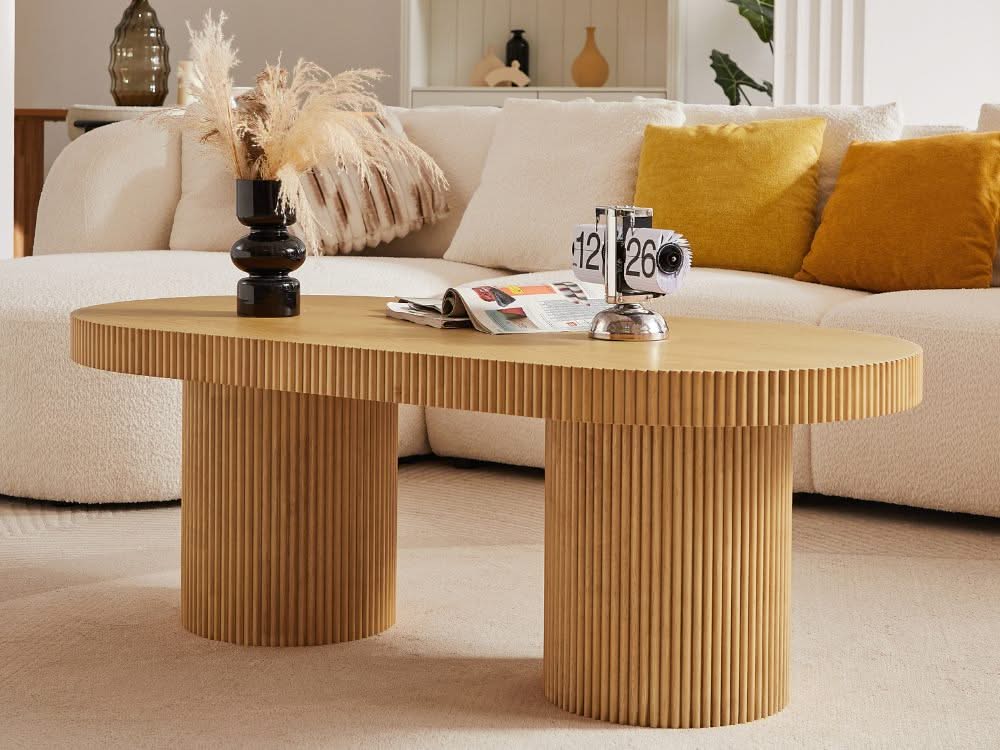 Tate Oval Coffee Table - Image 5