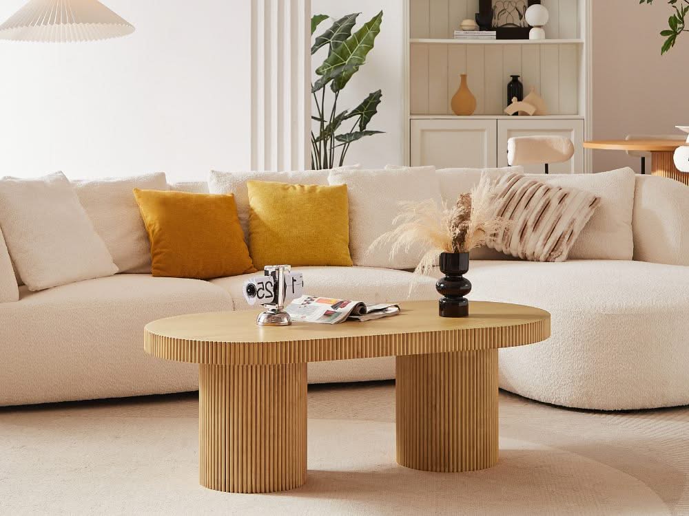 Tate Oval Coffee Table - Image 6